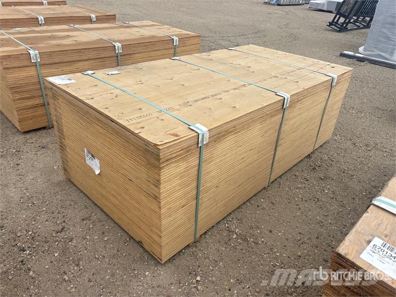  Quantity of (50) 5/8" 4x8 CSP/DFP No Stamp Plywood Drugi deli