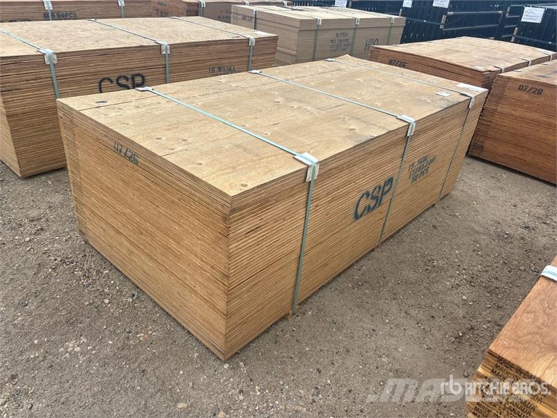  Quantity of (50) 5/8" 4x8 CSP/DFP No Stamp Plywood Drugi deli