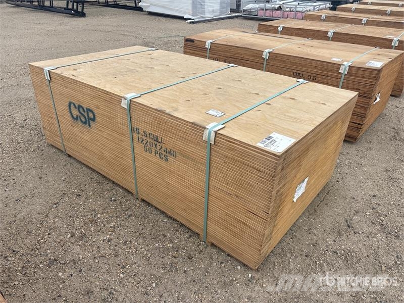 Quantity of (50) 5/8" 4x8 CSP/DFP No Stamp Plywood Drugi deli