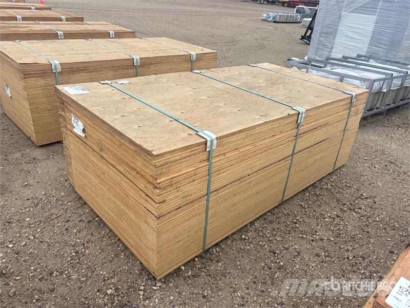 Quantity of (50) 5/8" 4x8 CSP/DFP No Stamp Plywood Other components