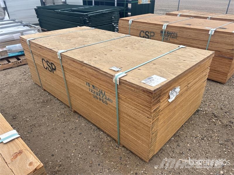 Quantity of (50) 5/8" 4x8 CSP/DFP No Stamp Plywood Other components