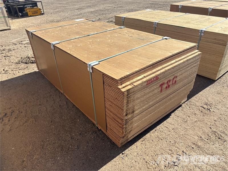  Quantity of (50) 5/8" 4x8 Douglas Fir Tongue & Gro Andre komponenter