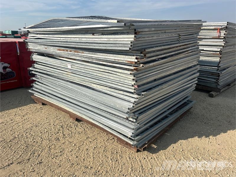 Quantity of (50) 6 ft x 10 ft Galvanized Temporary Other components