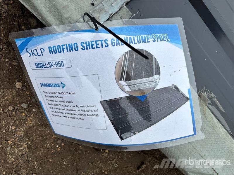  Quantity of (50)  SKLP SKH50 Galvalume Steel Sheet Pacēlāji, vinčas un materiālu lifti