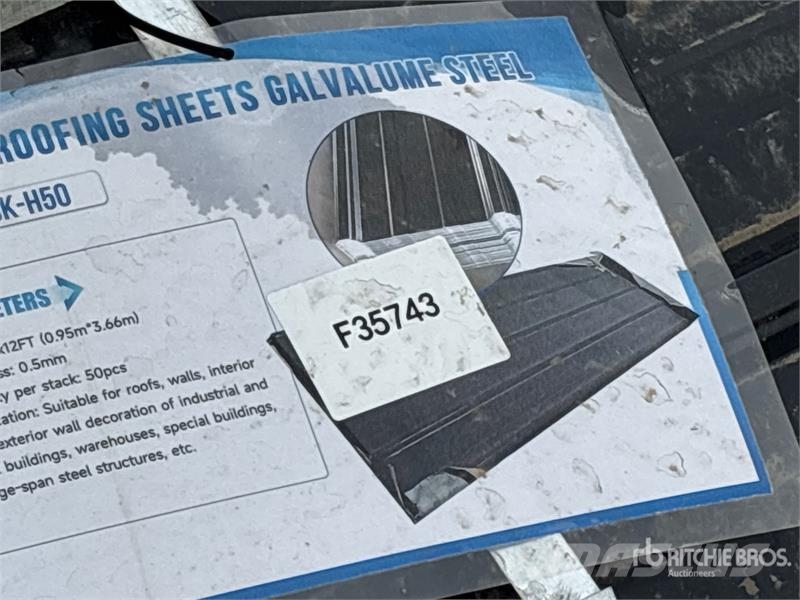 Quantity of (50) SKLP SKH50 Galvalume Steel Sheet Takels, lieren en materiaalliften