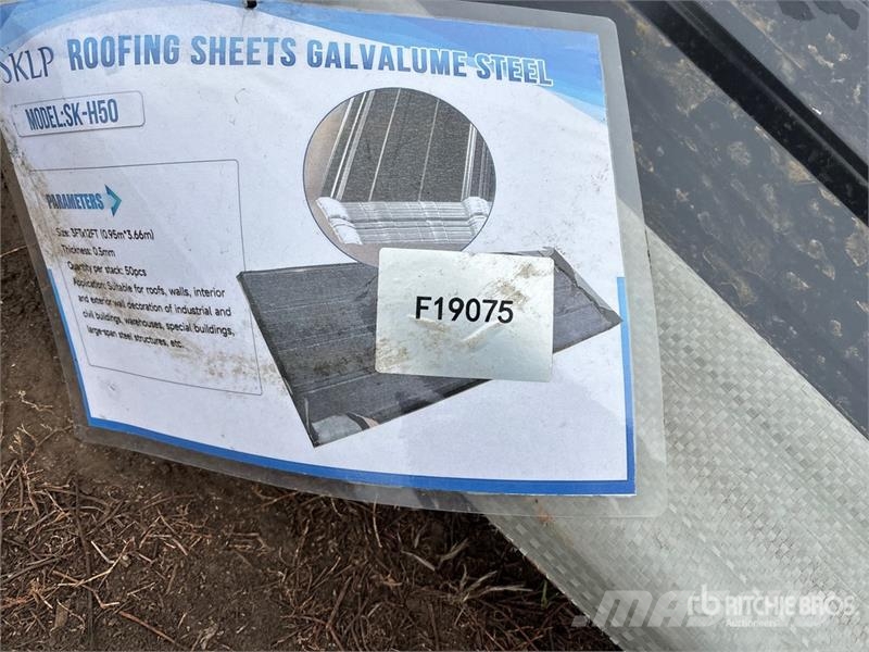 Quantity of (50) SKLP SKH50 Galvalume Steel Sheet Takels, lieren en materiaalliften