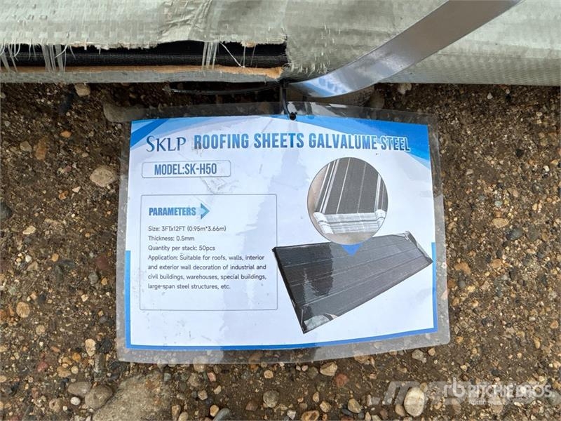  Quantity of (50)  SKLP SKH50 Galvalume Steel Sheet Pacēlāji, vinčas un materiālu lifti