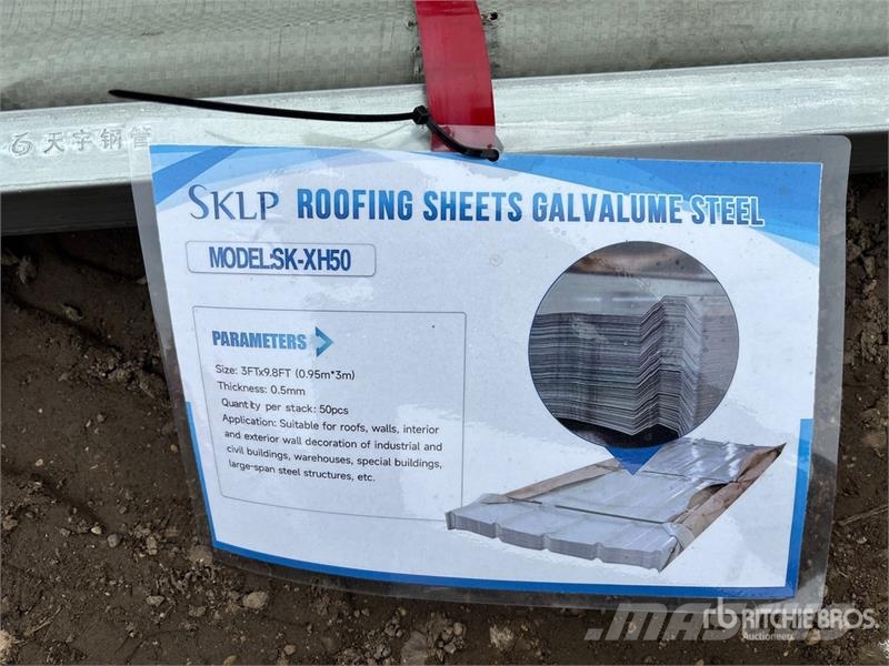  Quantity of (50)  SKLP SK-XH50 Galvalume Steel She Pacēlāji, vinčas un materiālu lifti