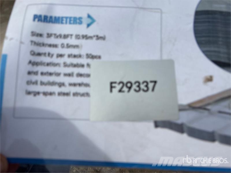  Quantity of (50)  SKLP SK-XH50 Galvalume Steel She المصاعد والرافعات المادية