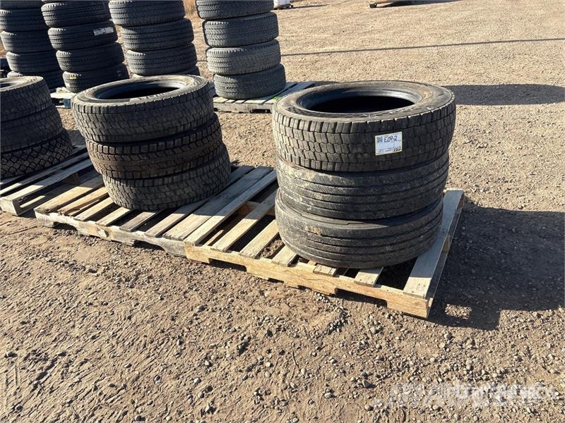 Quantity of (6) 225/70R19.5 Tires (Unused) Gume, kolesa in platišča