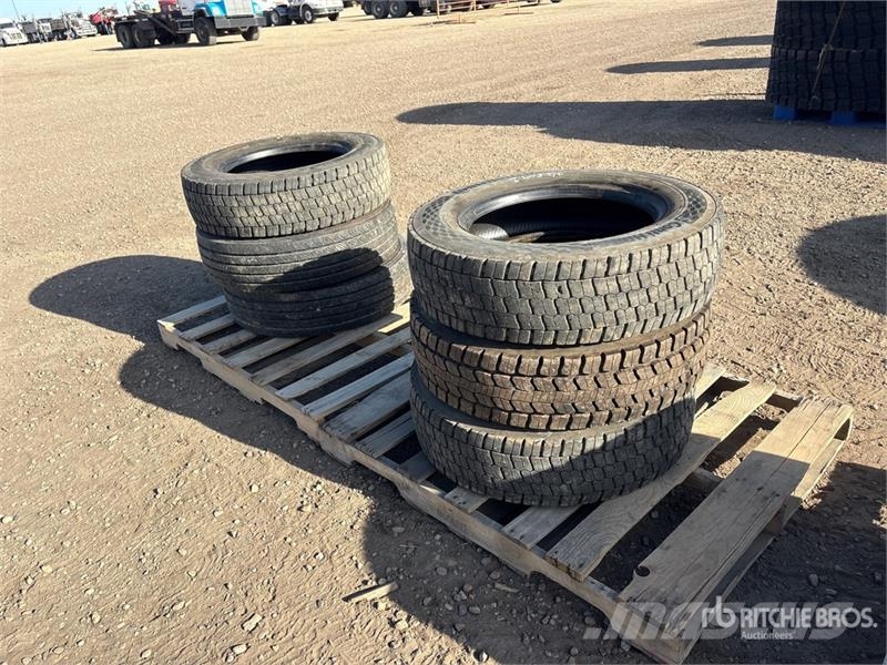 Quantity of (6) 225/70R19.5 Tires (Unused) Gume, kolesa in platišča