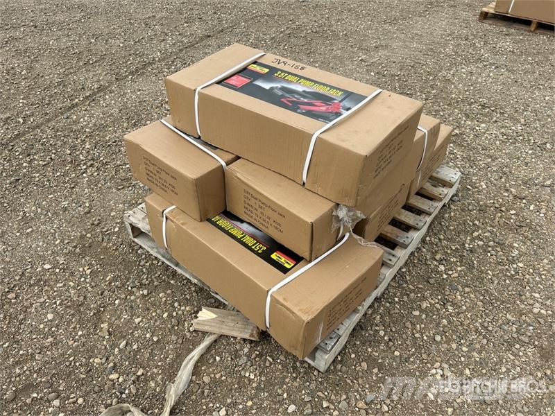 Quantity of (6) 3.5T Dual Pump floor Jack (Unused) Drugi deli