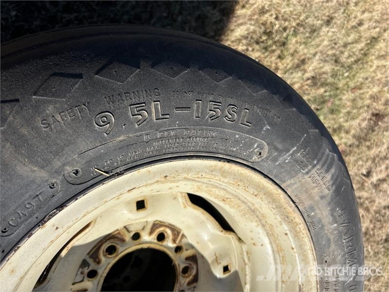Quantity of (6) 9.5L-15SL Good Year & Samson Tires الإطارات والعجلات والحافات