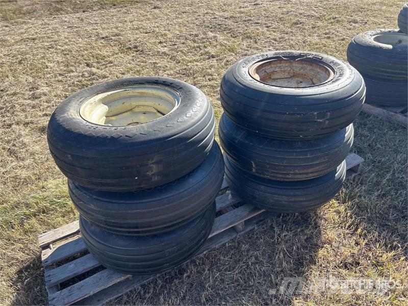 Quantity of (6) 9.5L-15SL Good Year & Samson Tires الإطارات والعجلات والحافات
