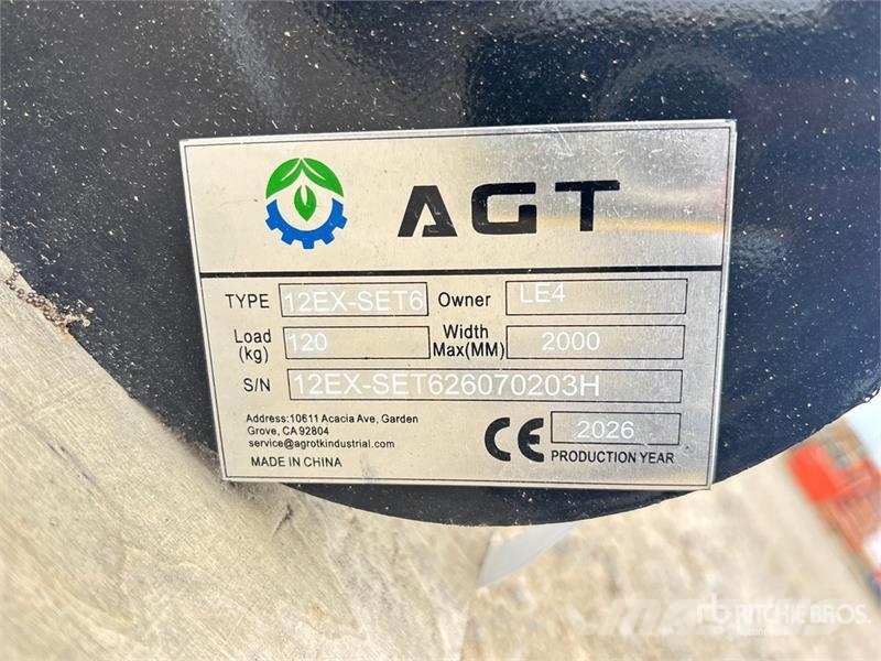Quantity of (6) AGT 12EX-SET6 Mini Excavator Atta Drugi deli