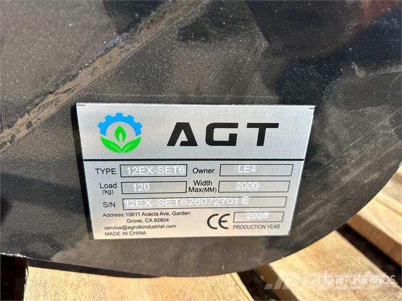 Quantity of (6) AGT 12EX-SET6 Mini Excavator Atta Компоненты строительной техники