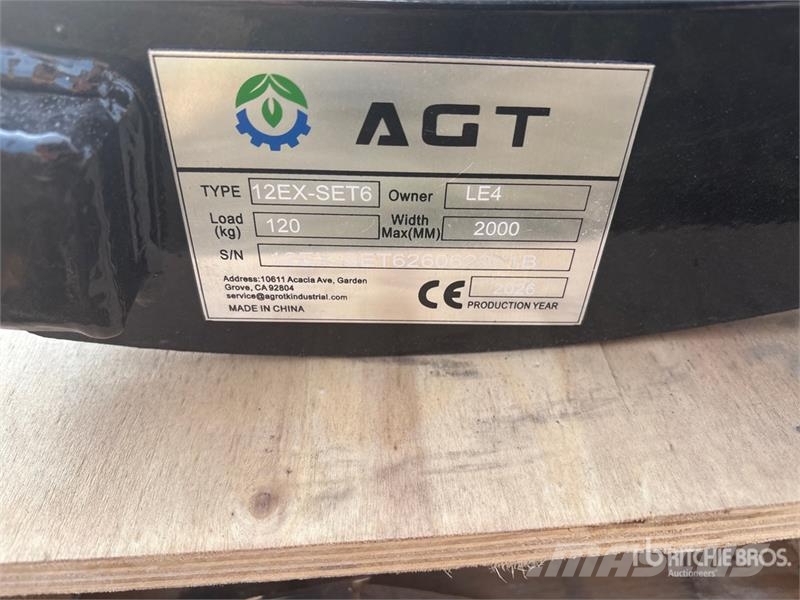 Quantity of (6) AGT 12EX-SET6 Mini Excavator Atta Drugi deli