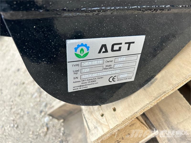  Quantity of (6)  AGT 12EX-SET6 Mini Excavator Atta Andre komponenter