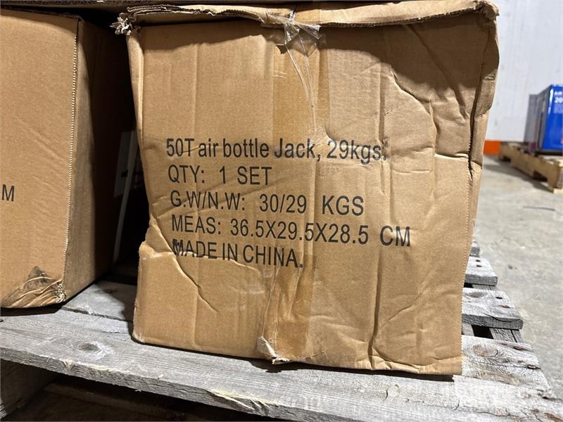  Quantity of (6)  BYT ABTJK50 50T Air/Hydraulic Bot Andre komponenter