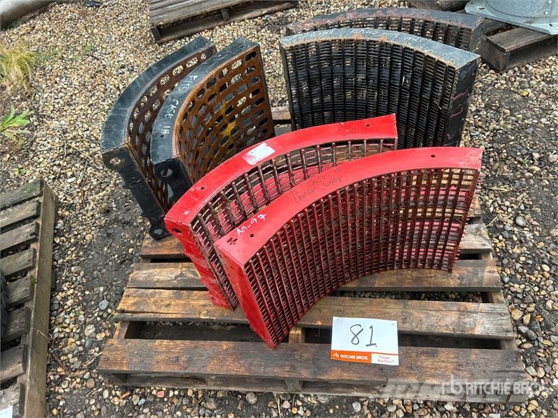 Quantity of (6) Combine Concave - Fits Case IH Mähdrescher