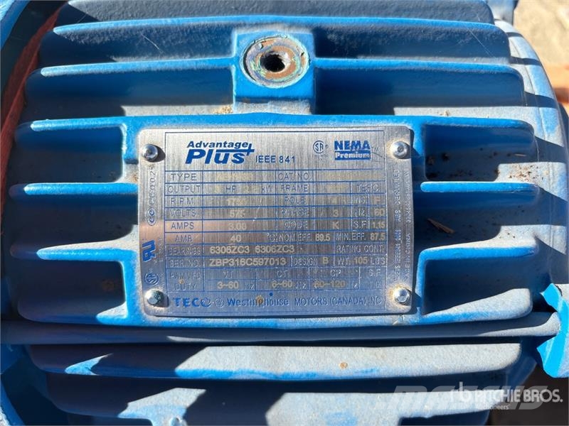 Quantity of (6) Electric Motors Andre komponenter