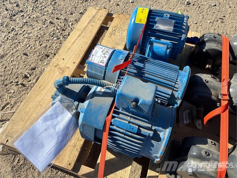 Quantity of (6) Electric Motors Andre komponenter