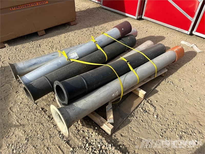 Quantity of (6) Hydrovac Suction Tubes Būvniecība- Citi
