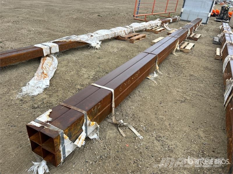  Quantity of 6 in x 6 in x .188 x 40 ft HSS Строителство - Други