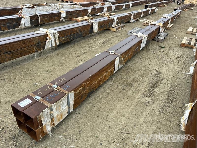  Quantity of 6 in x 6 in x .188 x 40 ft HSS Строителство - Други