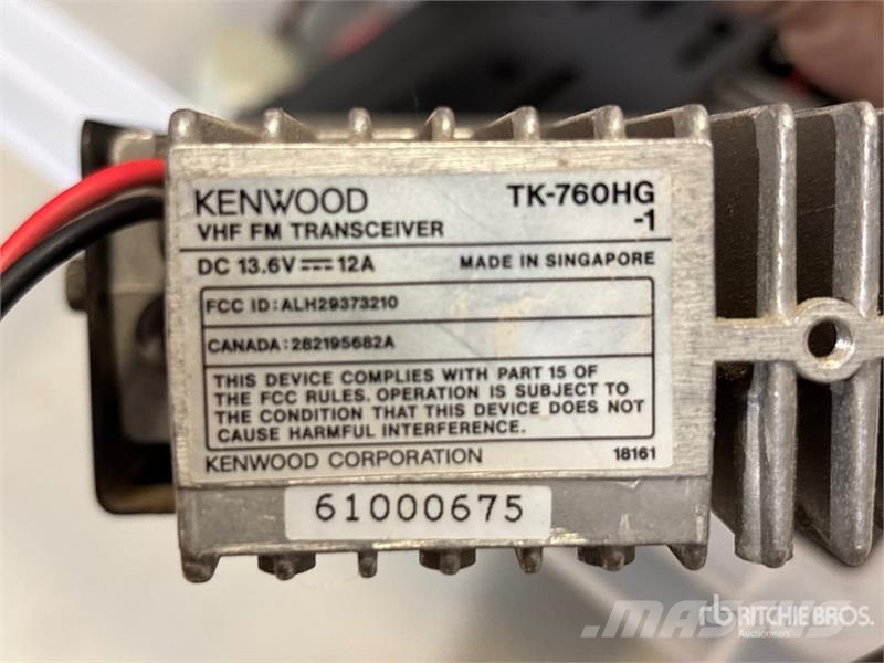 Quantity of (6) Kenwood TK760HG Truck Radios Ďalšie komponenty