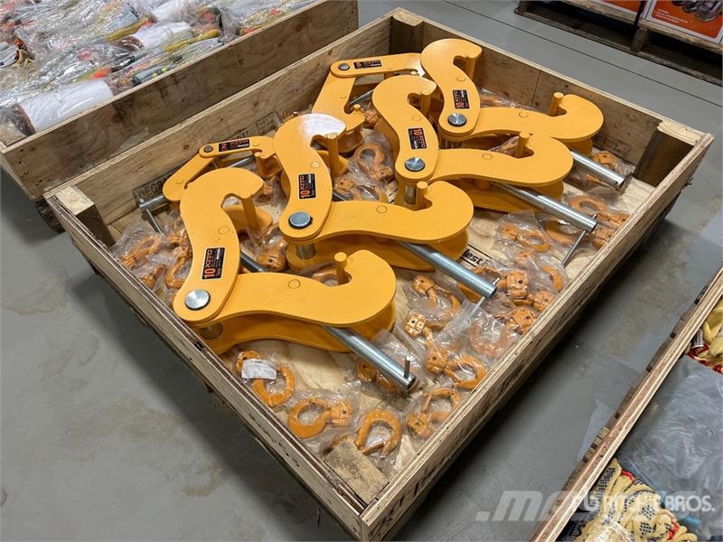  Quantity of (6) Kito Beam Clamps (Unused) Запчасти для кранов
