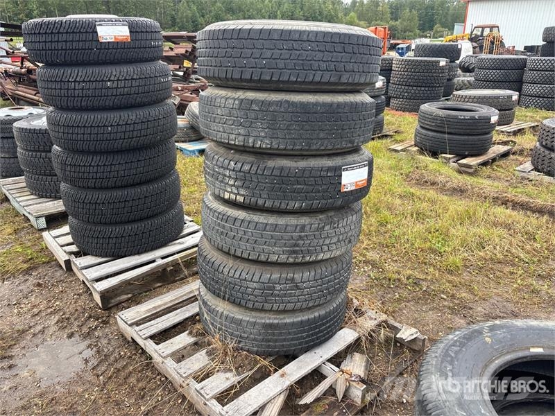 Quantity of (6) Michelin Defender LTX 215/85R16 Ti Tyres, wheels and rims