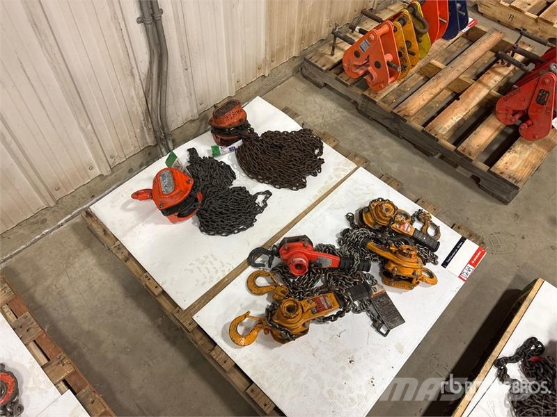 Quantity of (6) Miscellaneous Chain Hoists مكونات أخرى