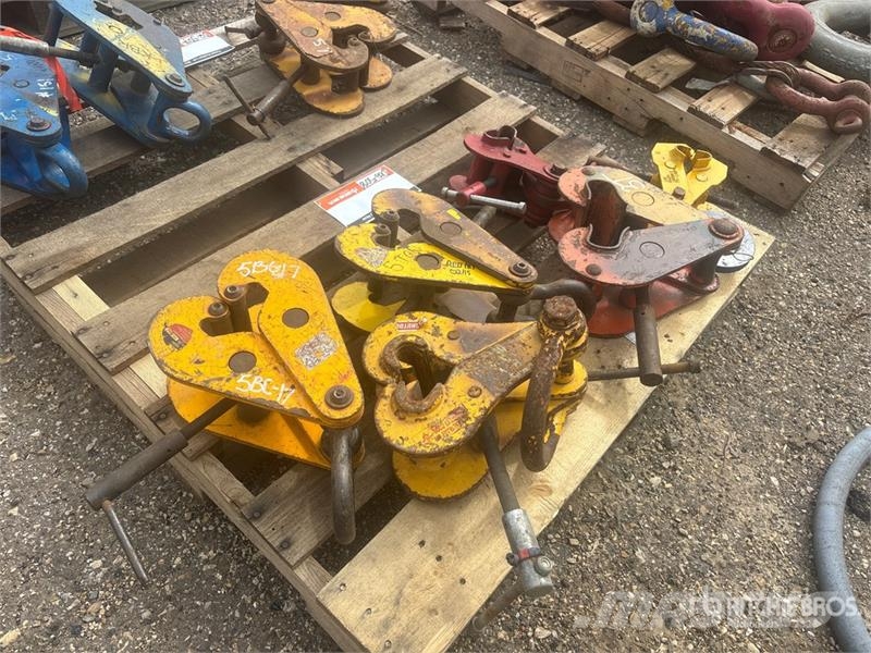 Quantity of (6) Miscellaneous I-Beam Lifting Clamp Строителство - Други