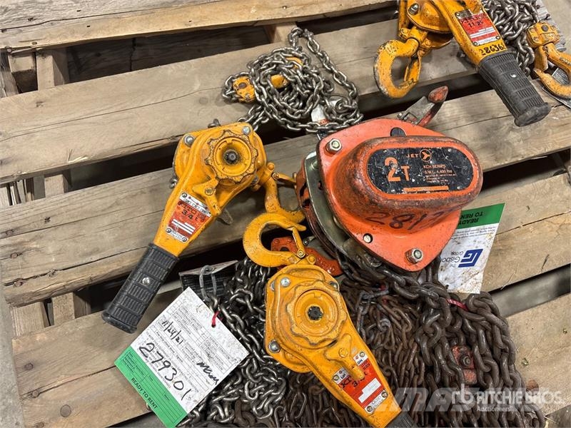 Quantity of (6) Miscellaneous Chain Hoists مكونات أخرى