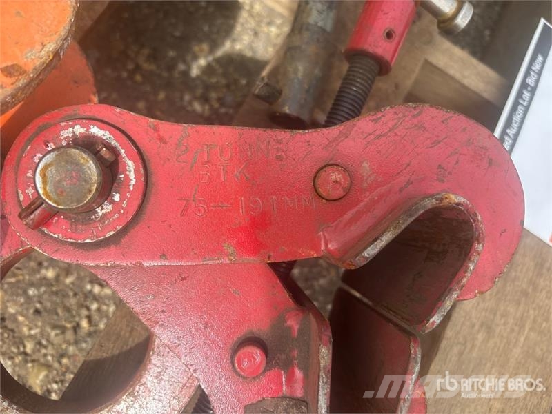 Quantity of (6) Miscellaneous I-Beam Lifting Clamp Строителство - Други