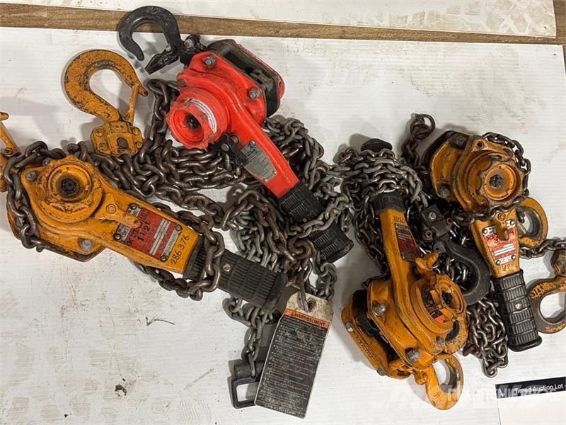 Quantity of (6) Miscellaneous Chain Hoists مكونات أخرى