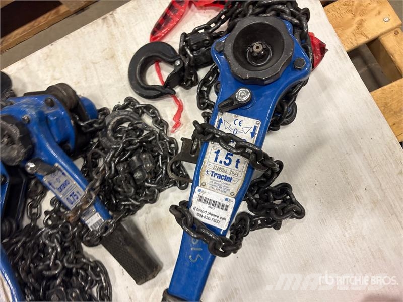  Quantity of (6) Miscellaneous Chain Hoists مكونات أخرى