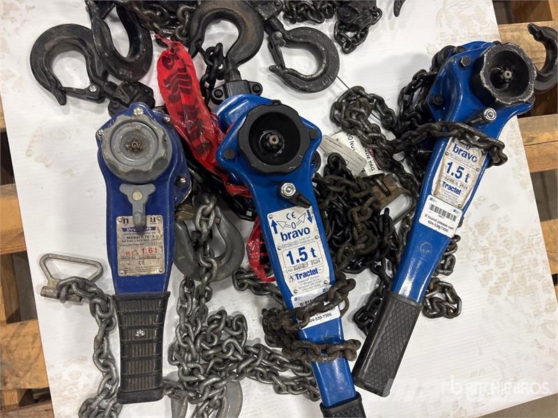 Quantity of (6) Miscellaneous Chain Hoists مكونات أخرى