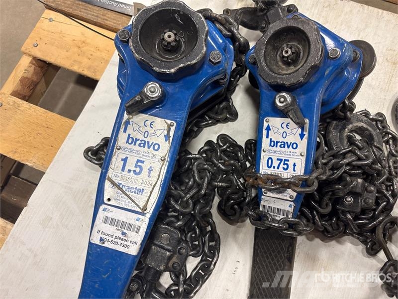  Quantity of (6) Miscellaneous Chain Hoists مكونات أخرى
