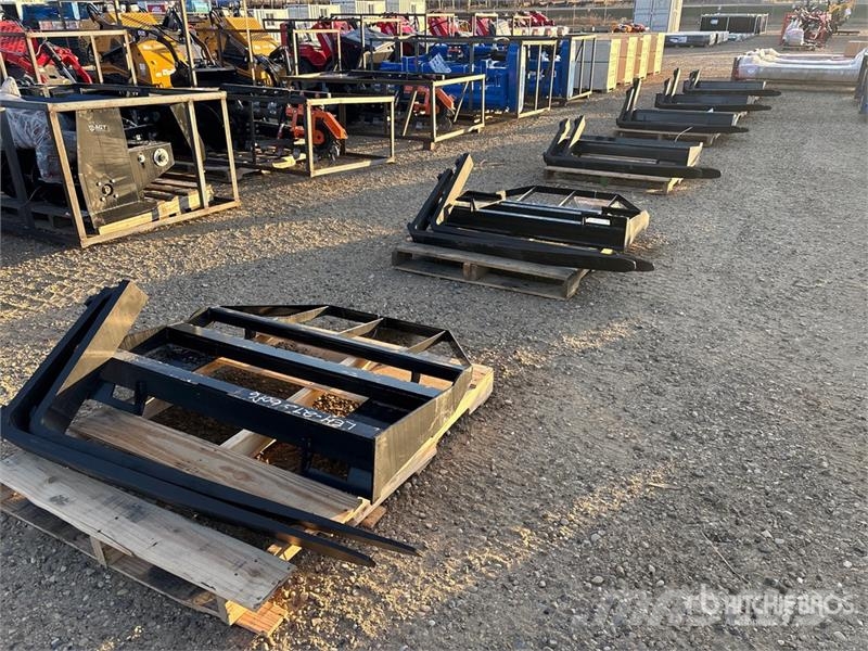 Quantity of (6) Mower King SA 48 in Skid Steer Fo Forche