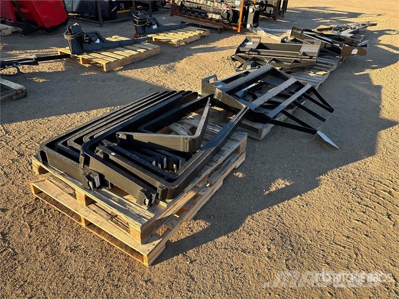 Quantity of (6) Mower King SA 48 in Skid Steer Fo Fourche