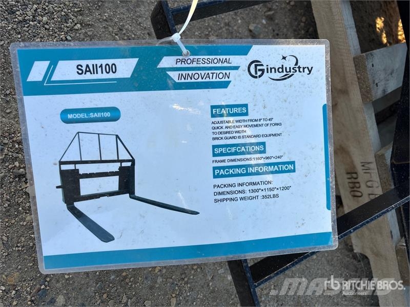 Quantity of (6) Mower King SA 48 in Skid Steer Fo Fourche