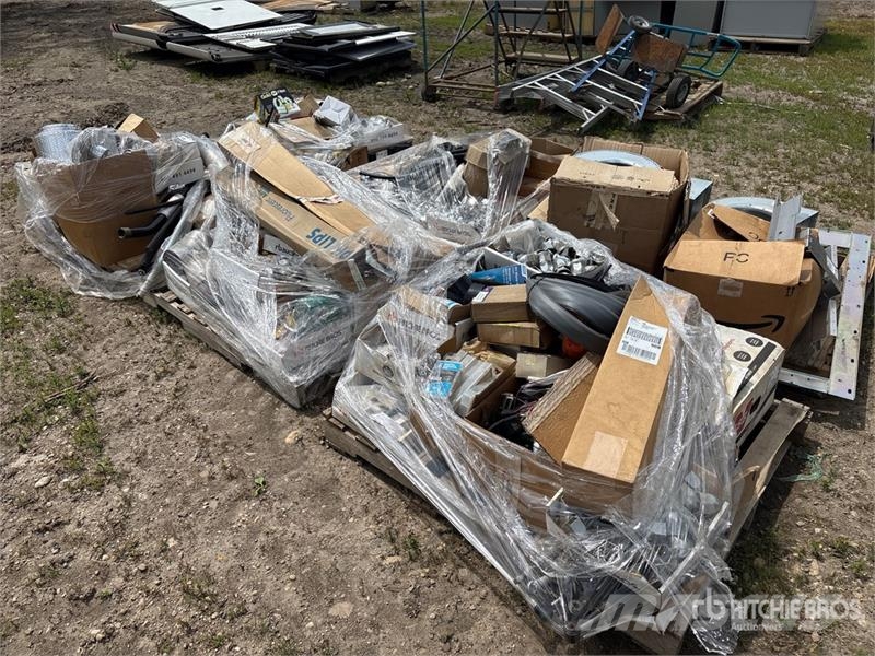 Quantity of (6) Pallets of Miscellaneous Parts Andre komponenter