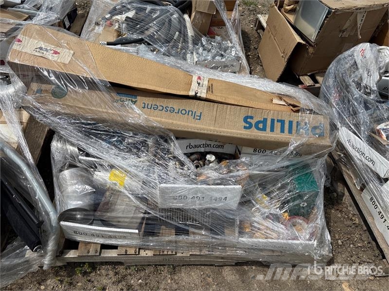 Quantity of (6) Pallets of Miscellaneous Parts Andre komponenter