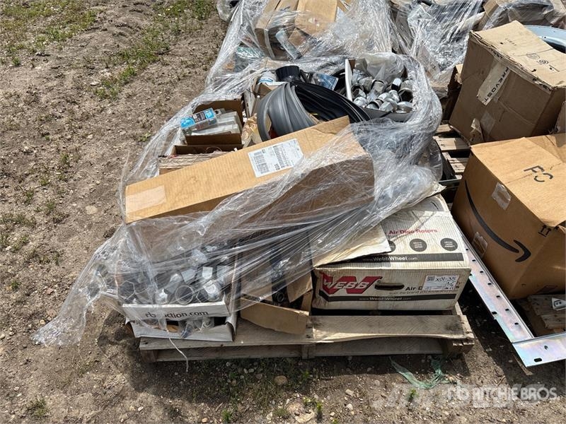 Quantity of (6) Pallets of Miscellaneous Parts Andre komponenter