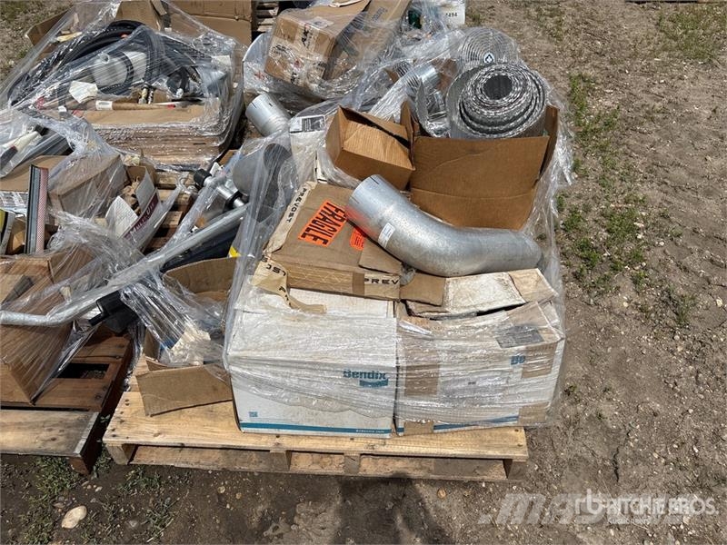 Quantity of (6) Pallets of Miscellaneous Parts Andre komponenter