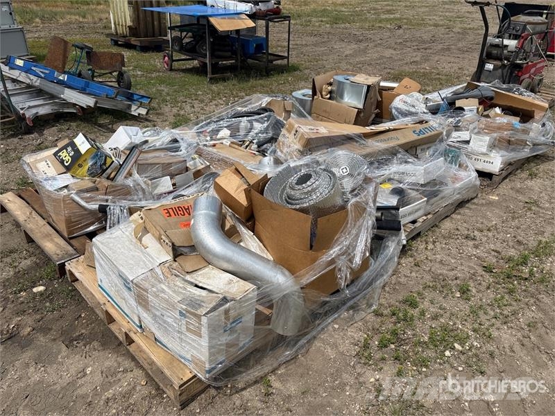 Quantity of (6) Pallets of Miscellaneous Parts Andre komponenter