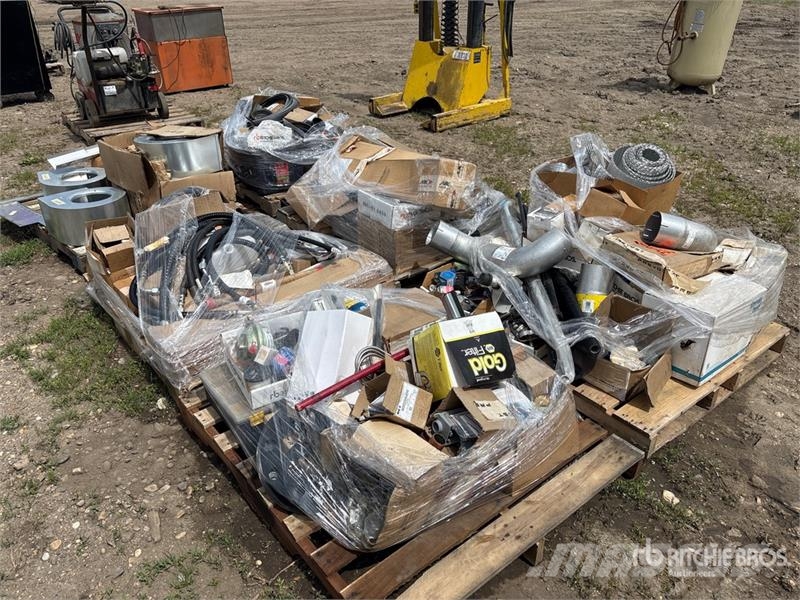 Quantity of (6) Pallets of Miscellaneous Parts Andre komponenter