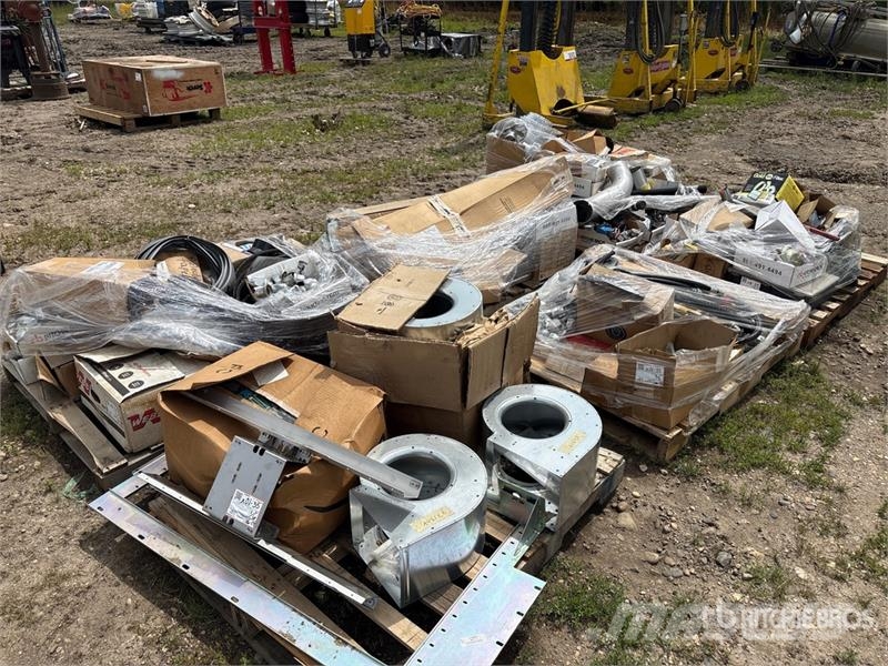 Quantity of (6) Pallets of Miscellaneous Parts Andre komponenter
